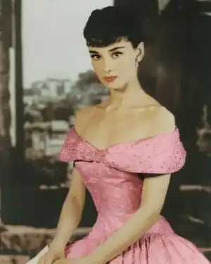 $audrey hepburn in pink dress.webp