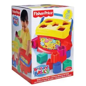 $1278939818_104779844_4-Balde-Primeiros-Blocos-K7167-Fisher-Price-Compra-Venda-1278939818.webp