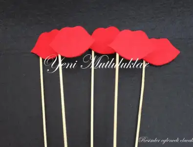 $ke&#231;e b&#305;y&#305;k dudak mustache lips foto&#287;raf aksesuar parti aksesuar d&#252;&...webp