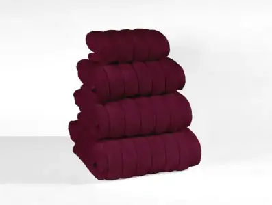 $Ãrya Home Microline Havlu Bordo.webp