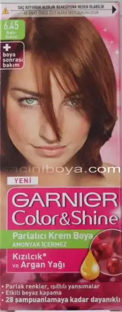 $garnier color shine 6.45 bakır kahve.webp