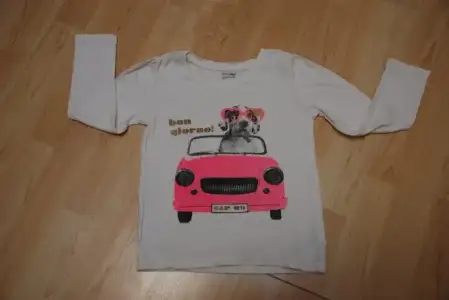$GAP pembe arabalÃ½ kÃ¶pekli bluz 5 yaÃ¾ 10tl.webp
