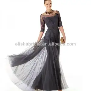 $Elegant_Sheath_Bateau_Neck_Half_Sleeve_Grey_Tulle_Evening_Dress_2014.webp