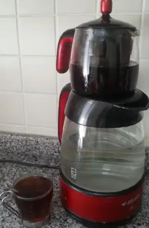 $kirmizi cam alt ust cam lal arcelik cayci seti elektrikli kÃÂ¼cÃÂ¼k ev aletleri.webp