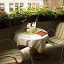 Dar balkon dekorasyonu | 36