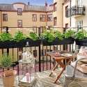 Dar balkon dekorasyonu | 26