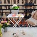 Dar balkon dekorasyonu | 28