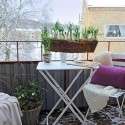 Dar balkon dekorasyonu | 29