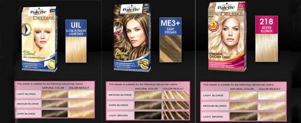 Palette Deluxe Saç Boyası renkleri kataloğu 2012