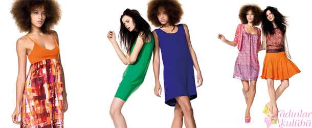 Benetton Elbise Modelleri 2012