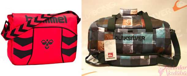 Hummel – Quiksilver ve Eastpak Marka Spor Çantalar