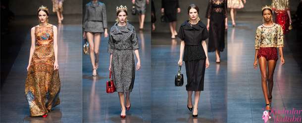 Dolce & Gabbana Sonbahar-Kış 2013-2014