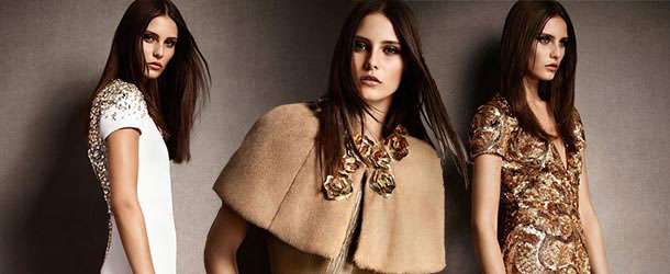 Burberry Prorsum 2013 Gece Kıyafetleri