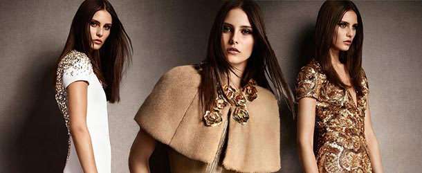 Burberry Prorsum 2013 Gece Kıyafetleri