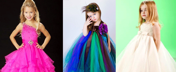 Kız Çocuk Abiye Elbiseleri Modelleri 2018