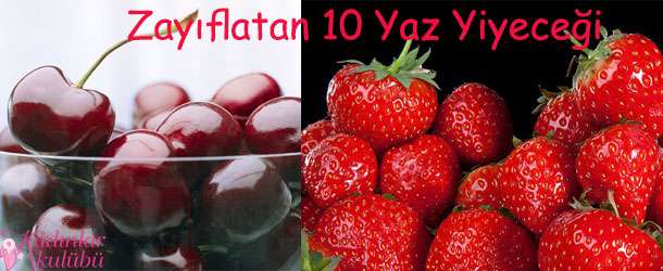 Zayıflatan 10 Yaz Yiyeceği