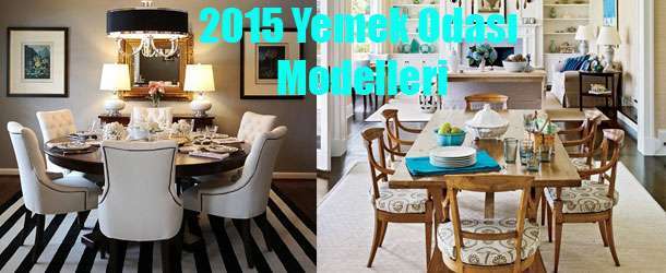 2015 Yemek Odası Modelleri