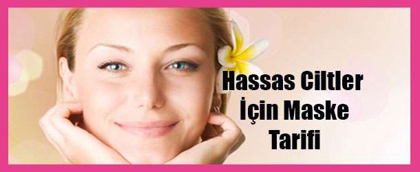hassas ciltler için maske