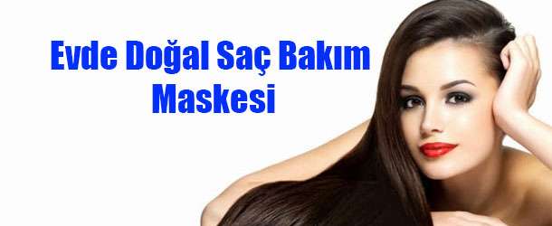 Evde Doğal Saç Bakım Maskesi