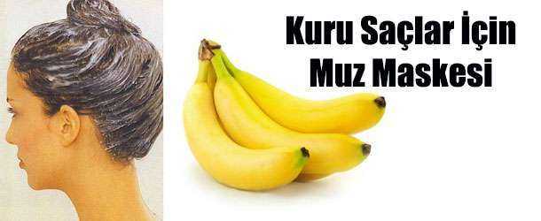 Kuru Saçlar İçin Muz Maskesi