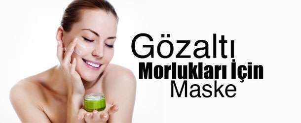 Göz Altı Morlukları İçin Doğal Maske