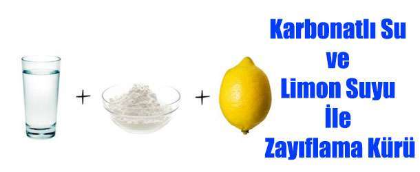 Karbonatlı Su ve Limon Suyu İle Zayıflama Kürü