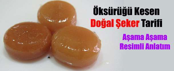 Öksürüğü Kesen Doğal Şeker Tarifi