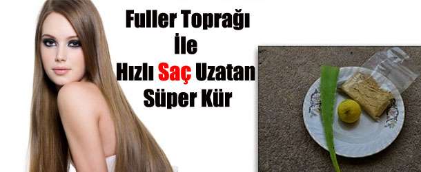 Fuller Toprağı İle Hızlı Saç Uzatma Maskesi