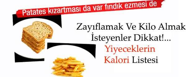 Kalorisi Az Yiyecekler Nelerdir?