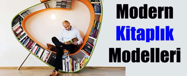 Değişik Ve Modern Kitaplık Modelleri 2015