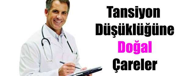 Tansiyon Düşüklüğüne Doğal Çözümler