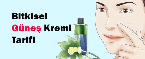 Doğal Güneş Kremi Resimli Tarif