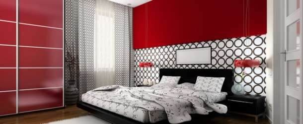 Kırmızı Yatak Odası Resimleri