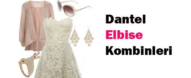 En Güzel Dantel Elbise Kombinleri | 1