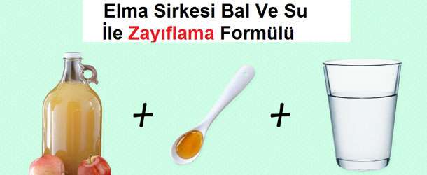 Elma Sirkesi Ve Bal Şerbeti İle Zayıflama