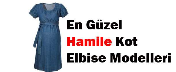 Hamile Kot Elbise Modelleri 2015