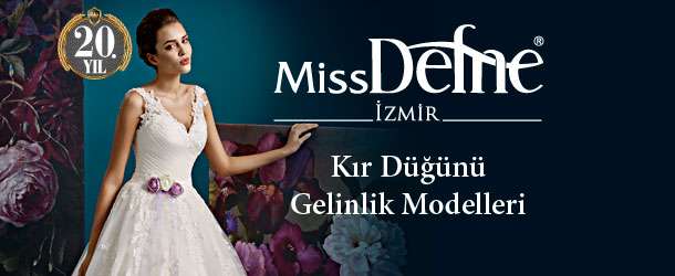 Miss Defne Kır Düğünü 2015 Gelinlik Modelleri
