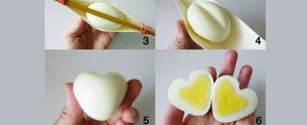 Kalp Şeklinde Yumurta Nasıl Yapılır? Resimli Anlatım