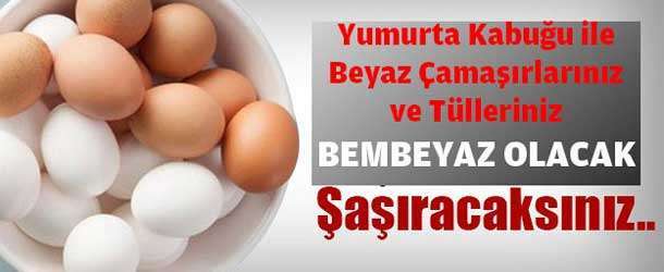 Yumurta Kabuğu ile Çamaşırlar Bembeyaz | 1