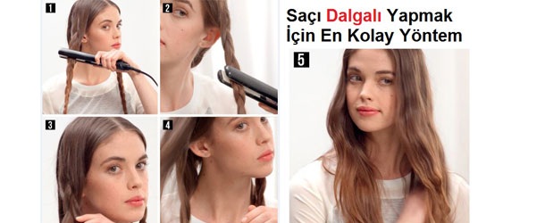 Saçı Dalgalı Yapmak İçin En Kolay Yöntem | 1
