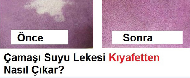 Çamaşır Suyu Lekesi Nasıl Temizlenir? | 1