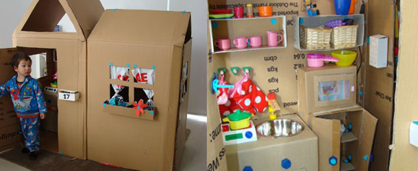 Çocuklar İçin Kartondan Oyuncak Yapımı Örnekleri