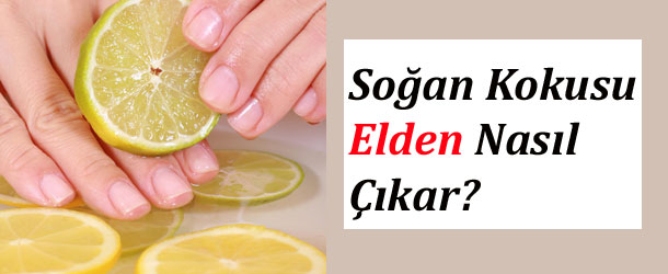 Soğan Kokusu Elden Nasıl Çıkar?