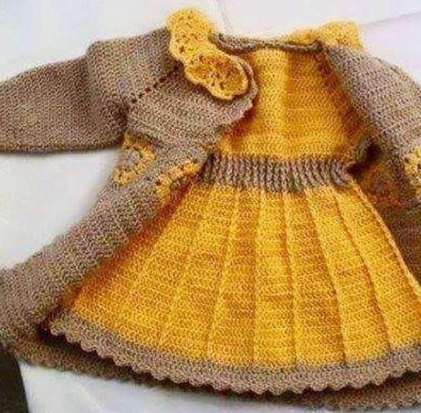 Derya Baykal Bebek Örgü Elbise Modelleri 2016