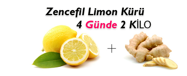 Zencefil Ve Limon Detoks Kürü İle 4 Günde 2 Kilo