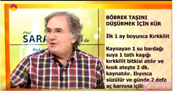 bobrek tasi bitkisel tedavi ibrahim saracoglu 2 kur tarifi kadinlar kulubu