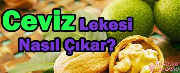 Ceviz Lekesi Nasıl Çıkar?