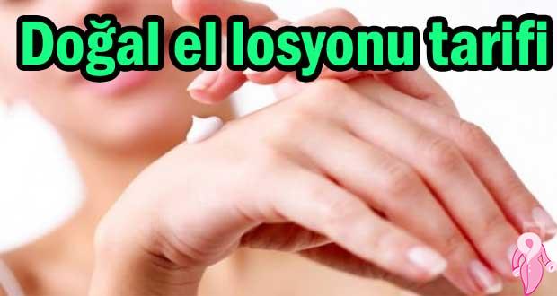 Doğal el losyonu tarifi