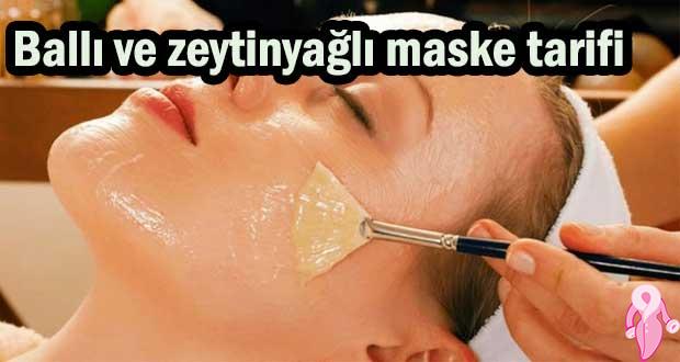 Ballı ve zeytinyağlı maske tarifi