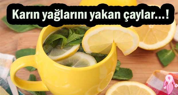 Karındaki Yağları Yakmak için Çaylar